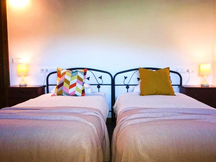 Habitación doble con dos camas